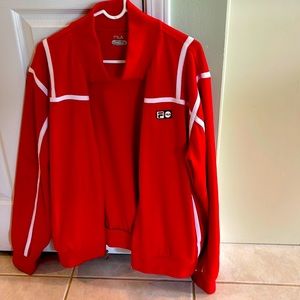 Mens Fila warm up jacket